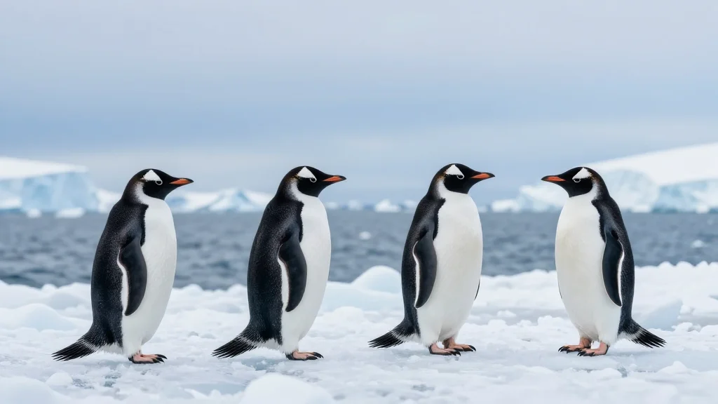 Gentoo Penguins Split Into Four Species, Including a New Cryptic Species