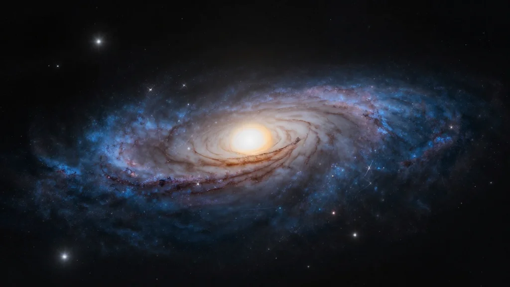 Earliest Known Barred Spiral Galaxy Spotted Just 2 Billion Years After Big Bang