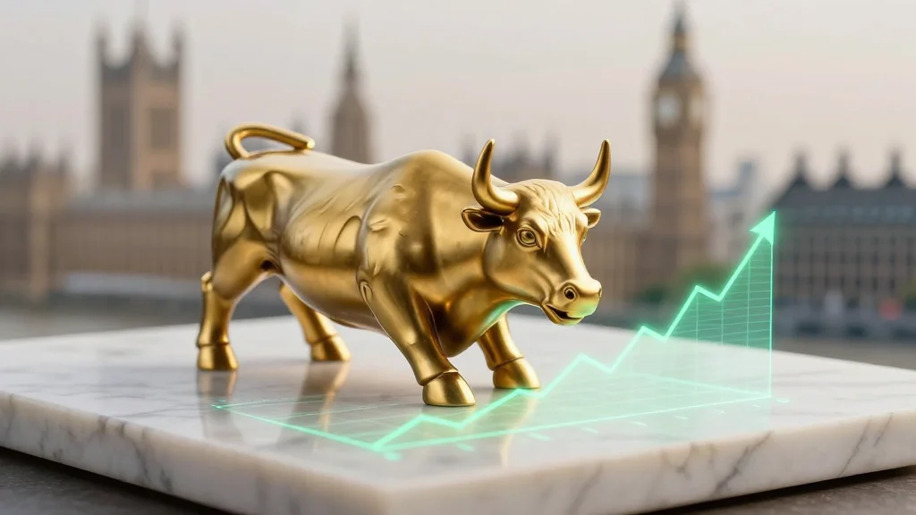 FTSE250 Stagnates with Doji, Bullish EMAs Hint Upward