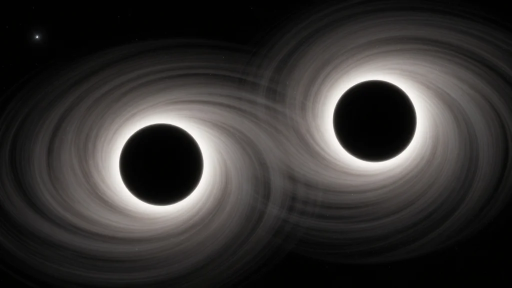 Gravitational Waves From Colliding Black Holes May Allow Detection of Dark Matter