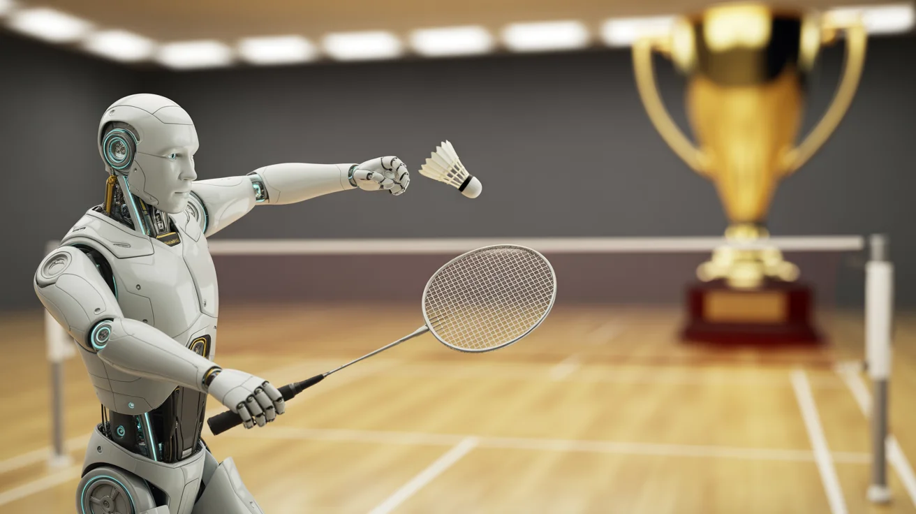 Robot Smashes Badminton World Record in China