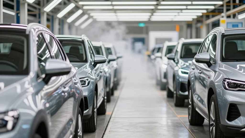 European Car Output Drops Despite Rising Sales, Demand Steady