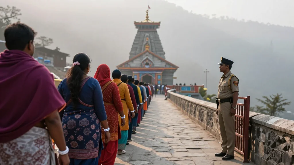 Heavy Security Deployed at Vaishno Devi Shrine Ahead of Navratri Pilgrimage Surge