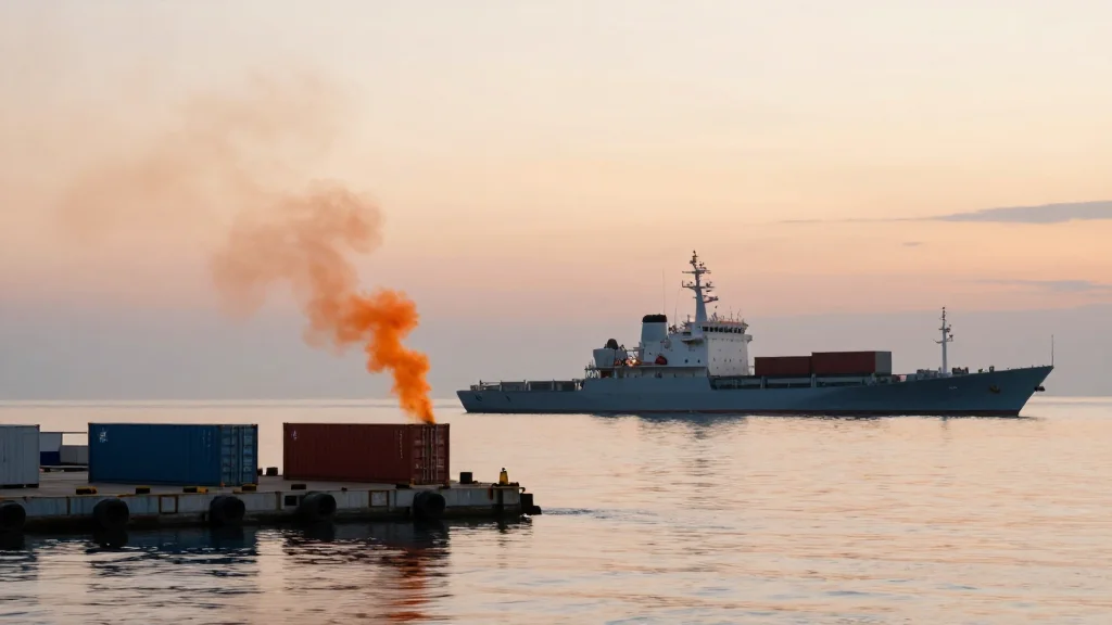 Iranian Island Port Hit Amid Rising Strait Tensions