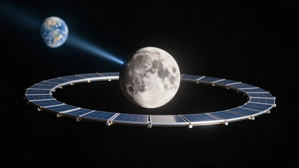 Luma Ring Plans Lunar Solar Farms, Beaming Power to Earth