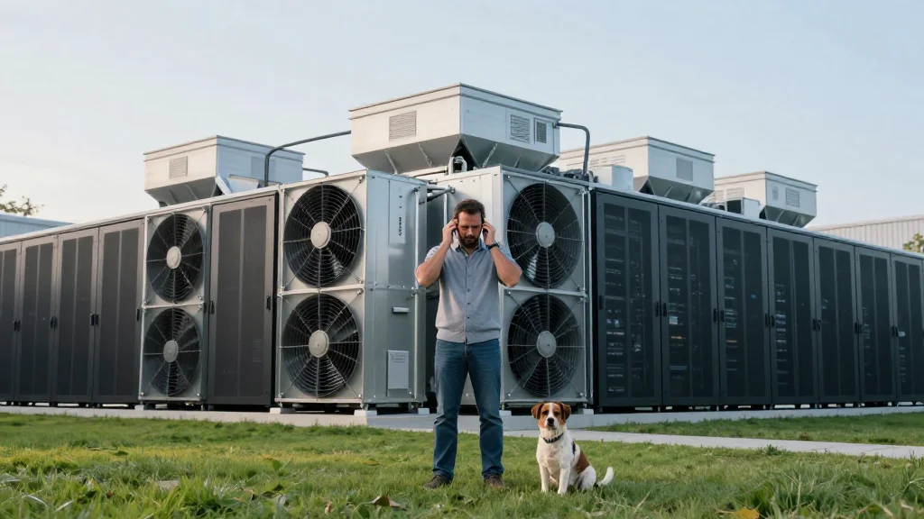 AI Data Centers' Noise Disrupts Nearby Residents' Lives