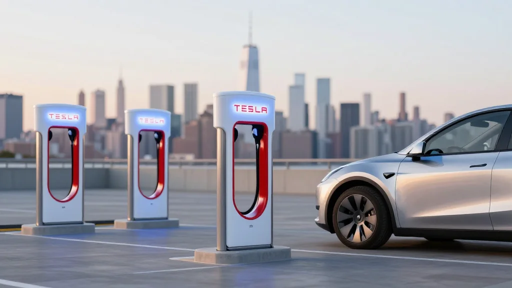 NY Gets First Private Tesla Supercharger in Northeast
