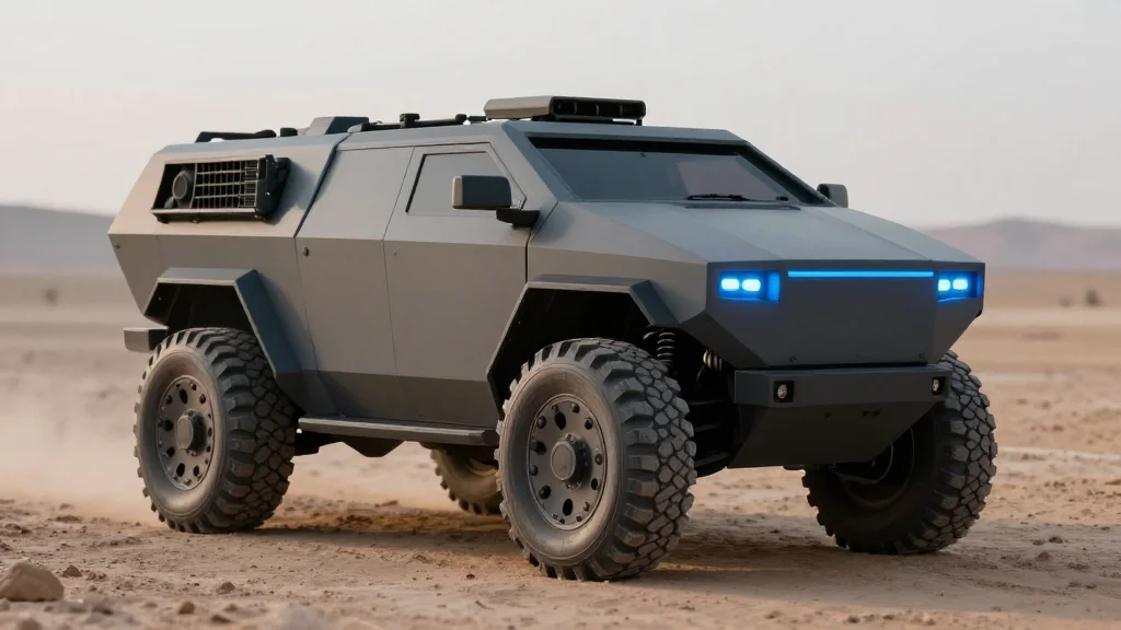 Hypercraft Debuts Razorback UGV with 38 kW Power Output for Laser Weapons