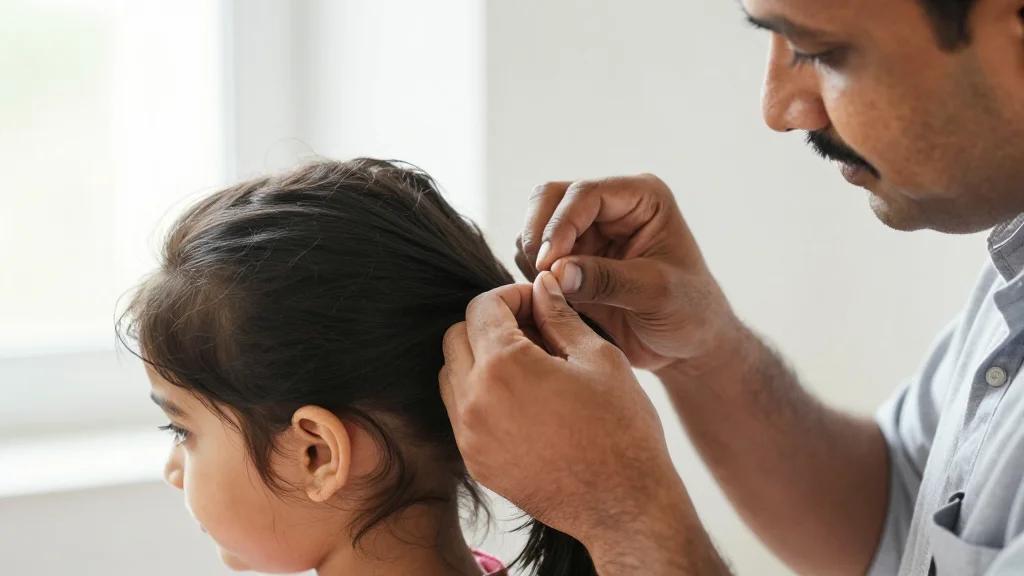 India’s Parenting Gap: Fathers Still Not Taught to Tie Ponytails