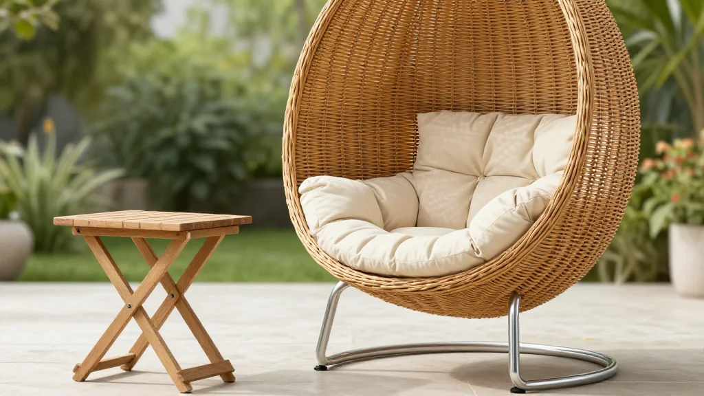 Aldi Is Selling a 'Stylish' Wicker Standing Egg Chair that You Won't Want to Miss Out on – Mark Your...