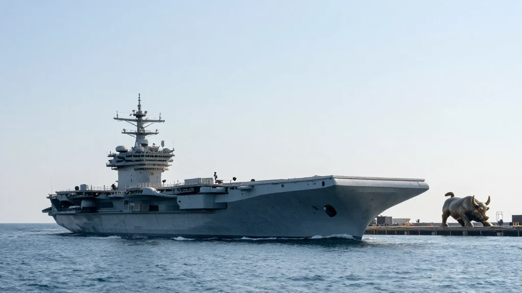 Investors Bet Trump Gains as War Risks Navy Clash