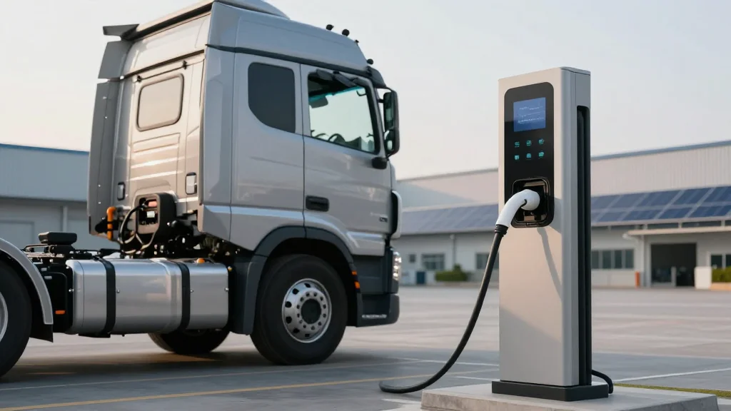 EV Realty Opens Major Truck Charging Hub in San Bernardino