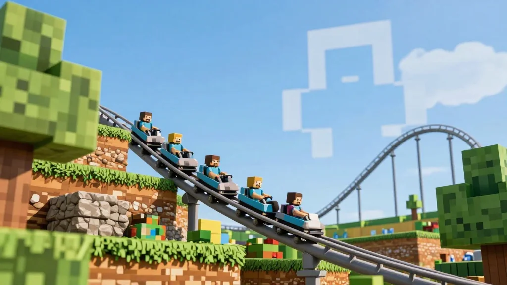 A Minecraft Theme Park Will Open in London in 2027