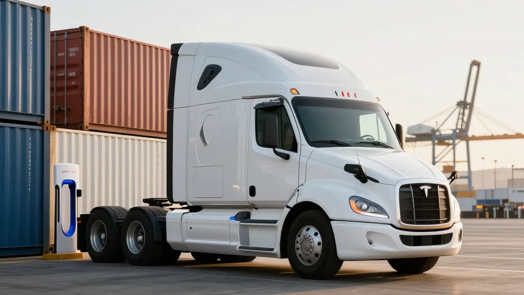 Tesla Secures 60-Truck Order From California Port Drayage Fleets