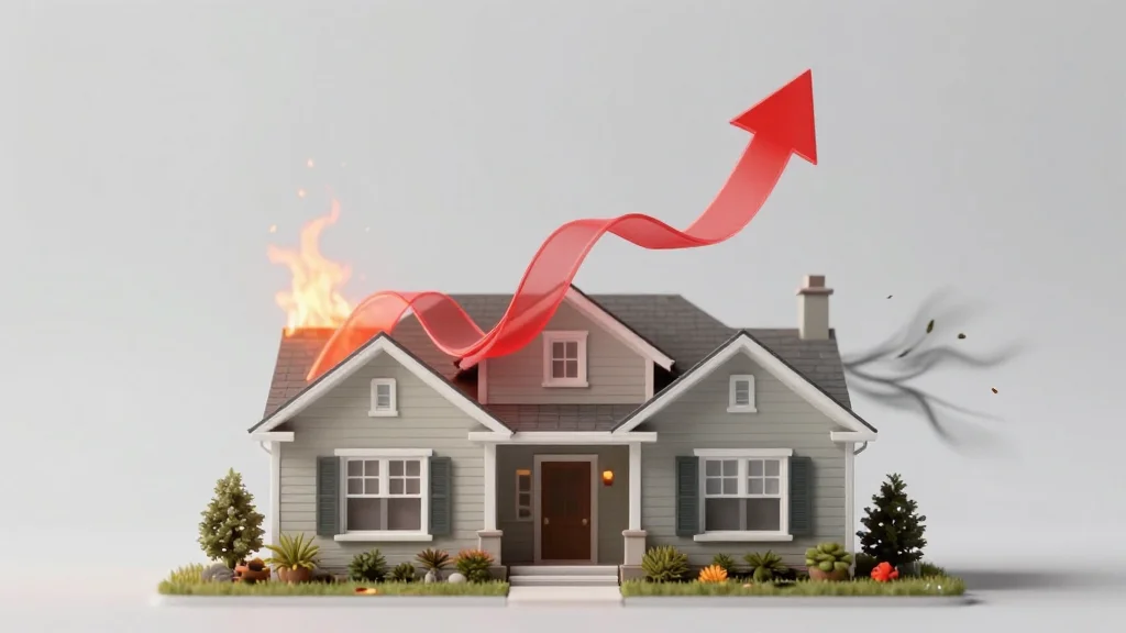 Homeowners Face Record Insurance Hikes as Climate Risks Drive Premiums Up 12% to $2,948