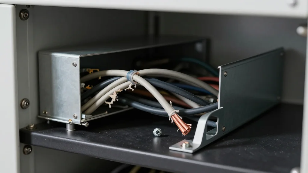 Battery Charging Cabinet Cabling Causes Electric Shock