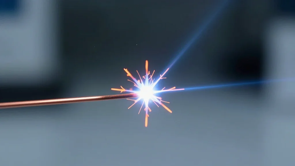 Ultrafast Dual‑Laser Technique Turns Copper Wire Into Star‑Like Plasma in Picoseconds