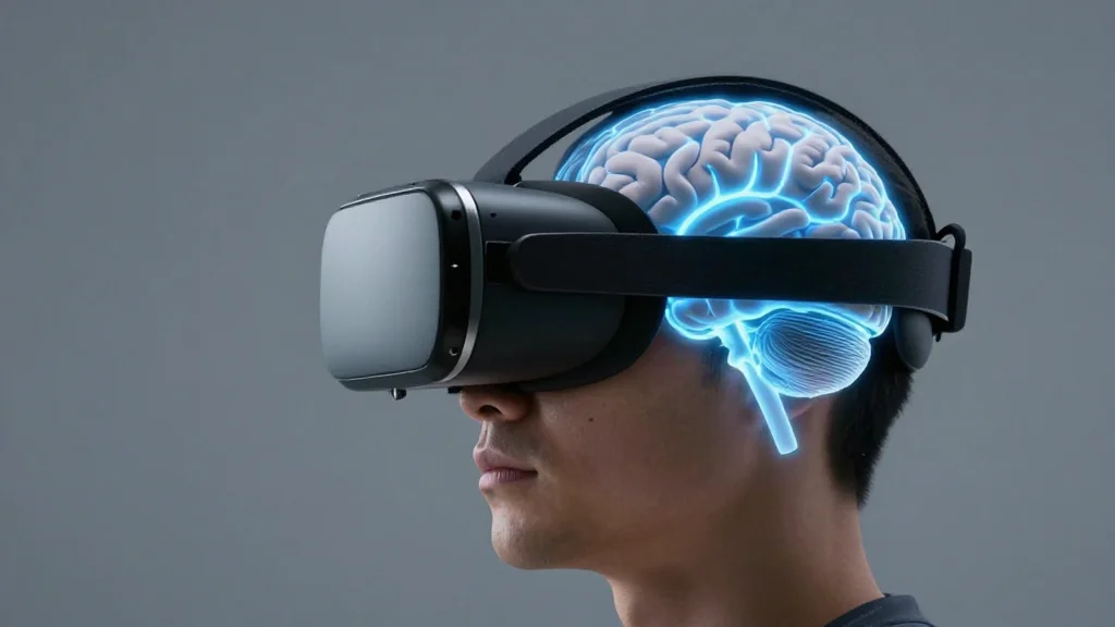 VR Engages Brain Areas that Build Our Reality