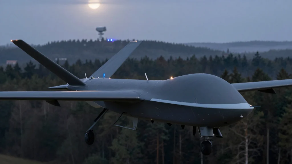 Latvia and Estonia Report Russian Drone Incursions, One Crashes, Another Hits Power Plant Chimney