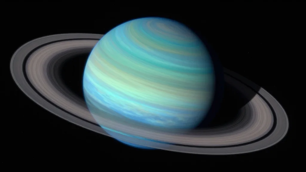 Study Uncovers Origins of Uranus' Faint Outer Rings