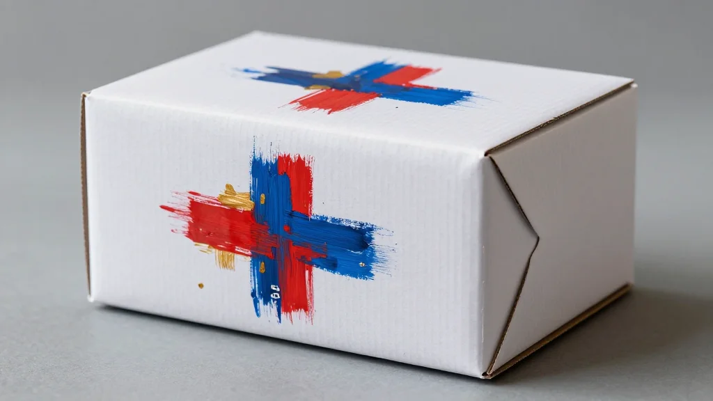 Gaza Artist Ahmed Muhanna Launches European Tour of Aid-Box Paintings