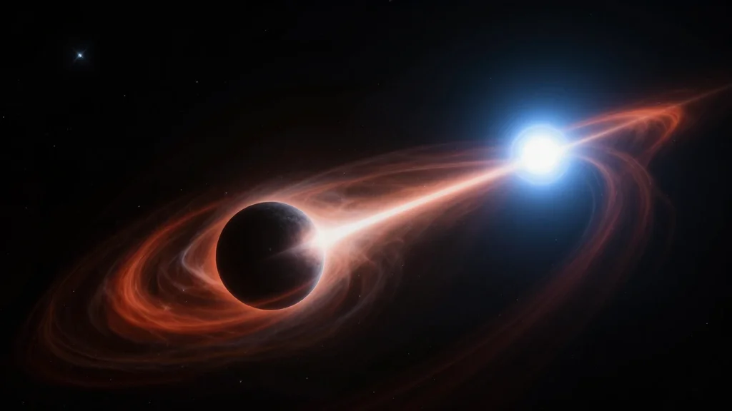 Stellar Winds Bend Cygnus X-1 Black Hole Jets, New Study Shows