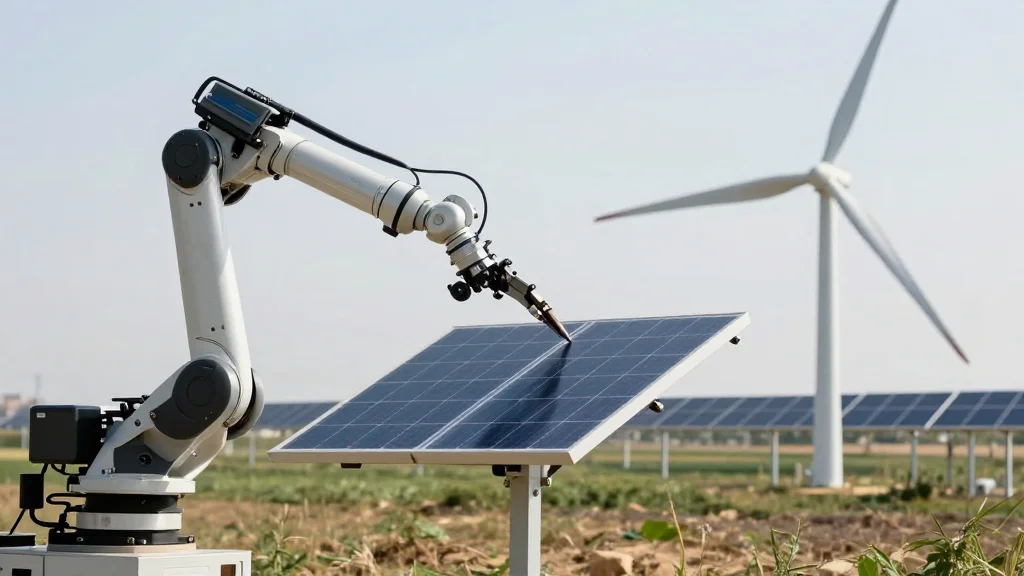 Robots Accelerate Clean Energy Transition Without Job Loss