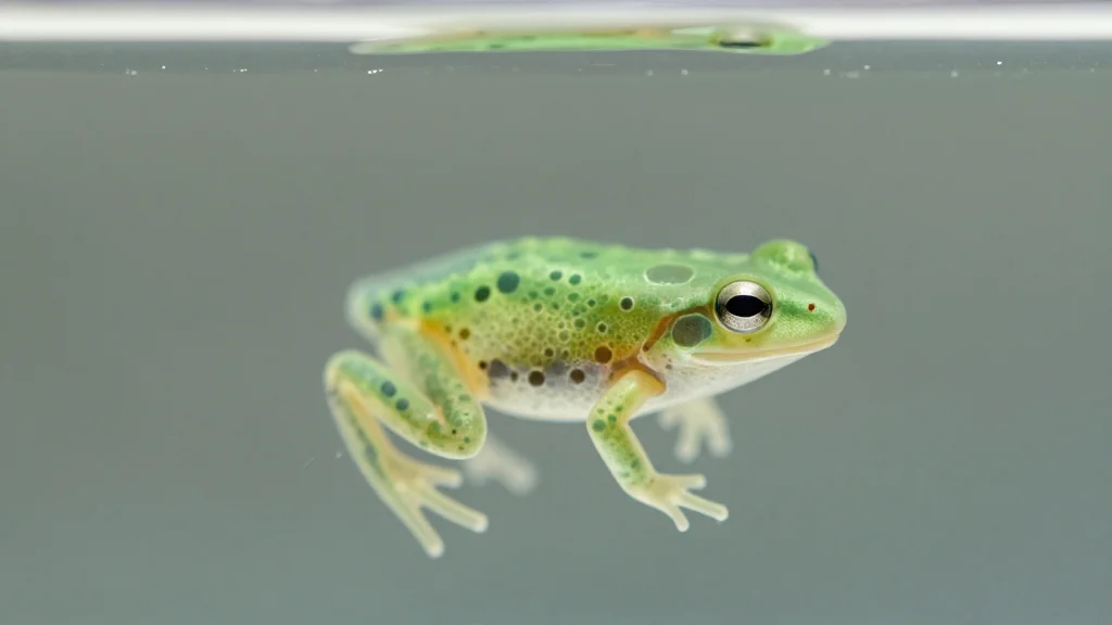 Frog-Cell 'Neurobots' Grow Self-Organized Nervous Systems and Alter Gene Activity