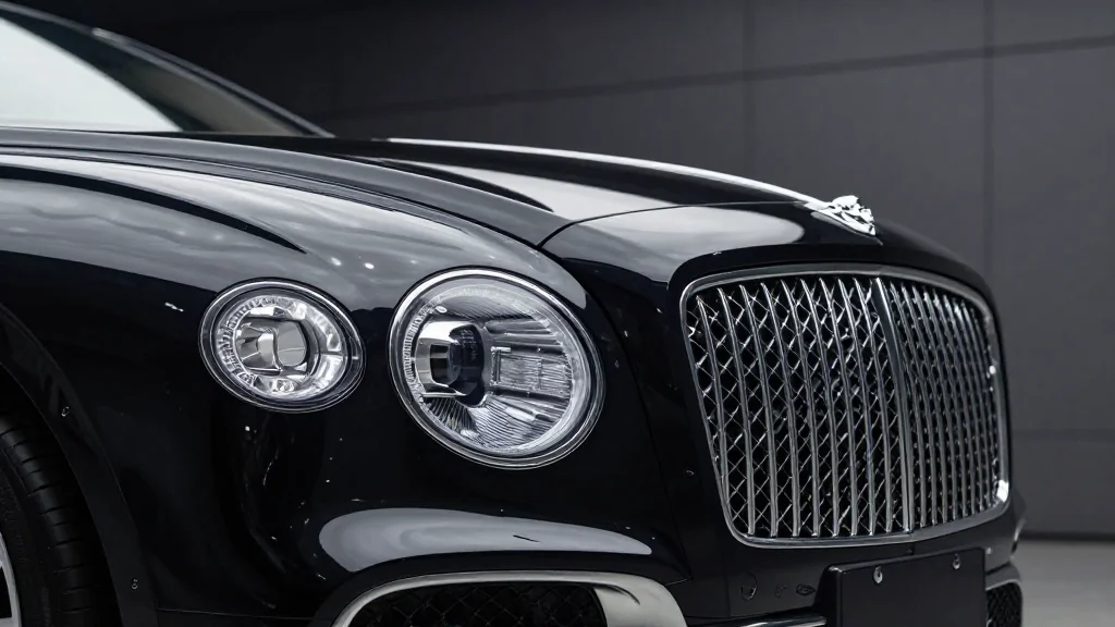 Bentley Unveils 2027 Flying Spur with Single Headlamps and 680‑hp Hybrid V8
