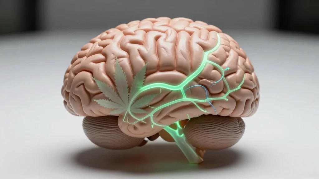 Co-Occurring Depression and Cannabis Use Linked to Less Efficient Brain Networks