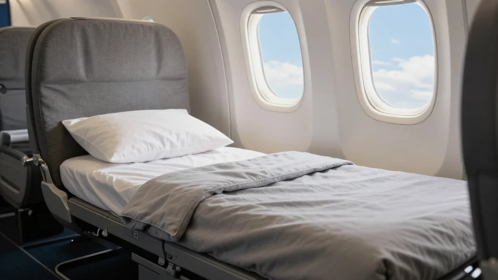 United Turns Three Economy Seats Into Coach Bed