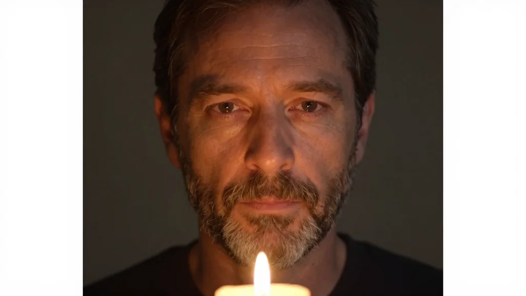 Gray Beard Hairs Prompt Unexpected Reflection on Mortality