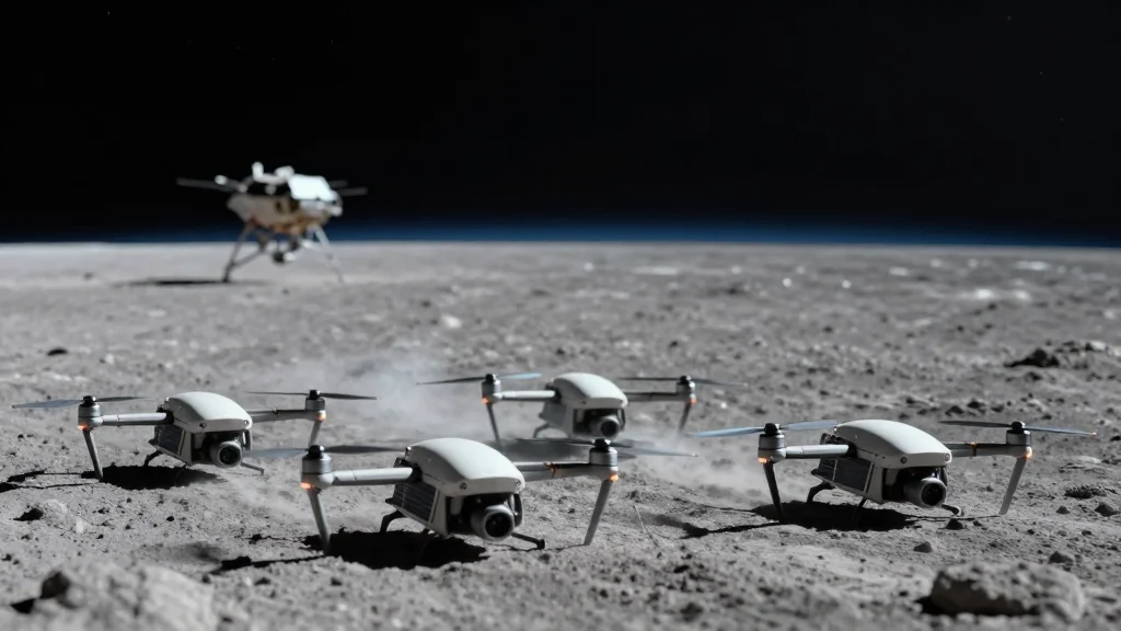 Moonfall Mission Deploys Four Ingenuity‑Based Drones to Lunar South Pole