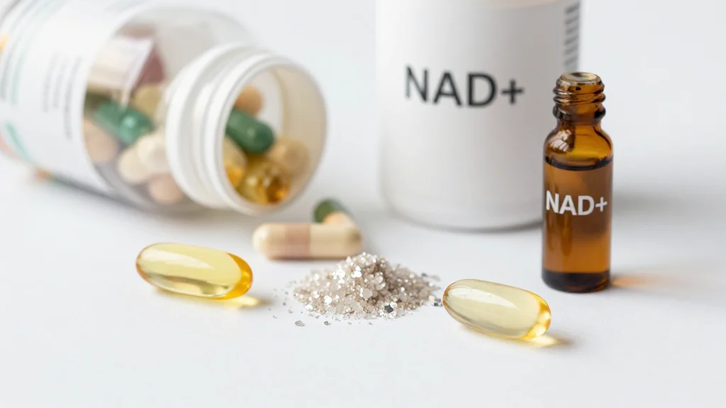 Key Nutrients: Vitamin D, B‑vitamins, Magnesium, Melatonin, NAD