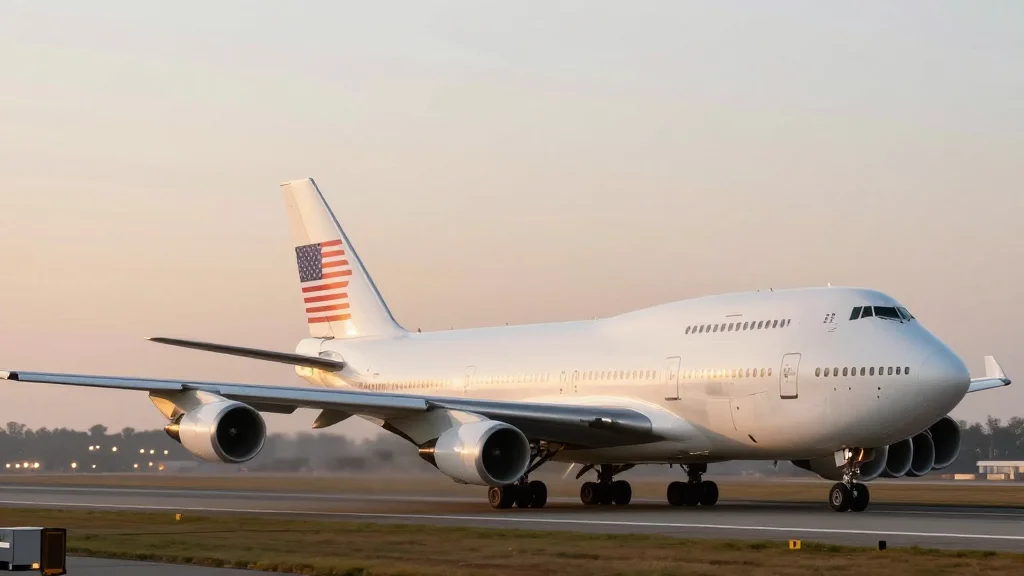 Air Force One 747 Makes Its Last Presidential Flight As $400 Million Qatari ‘Flying Palace’ Replaces It