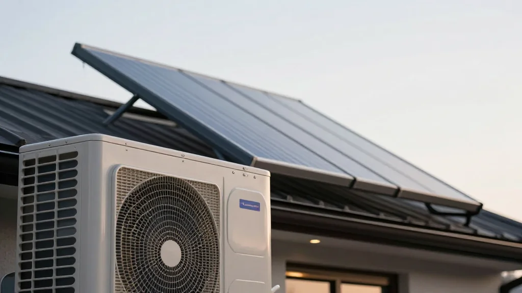 Solar-Assisted Air-Source Heat Pump for Radiant Floor Heating