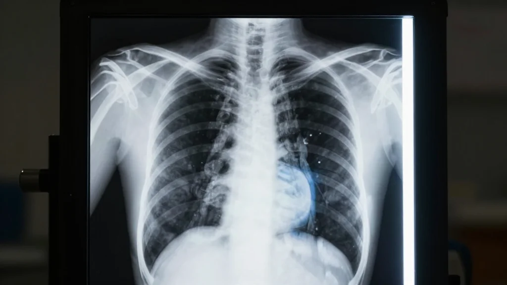 A Simple X-Ray Measure Linked to Survival in Lung Cancer Surgery Patients