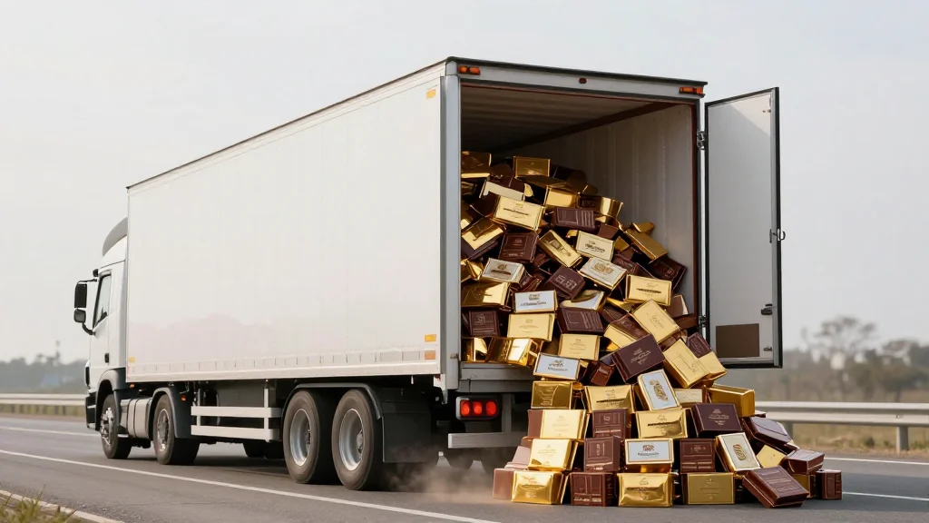 Heavy Trailers, but 12‑ton Loss Won’t Ruin Easter Chocolate