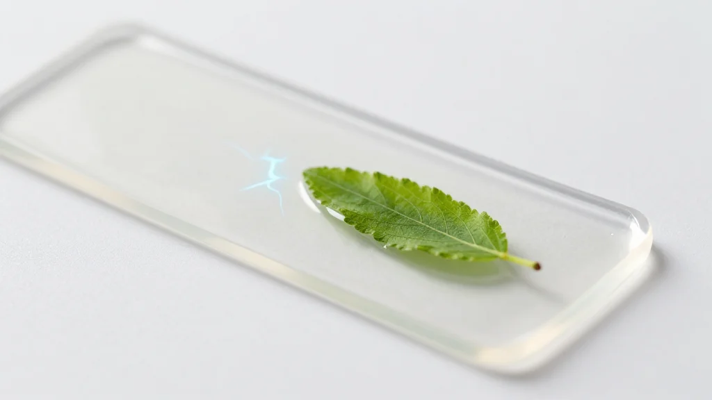 Stevia‑Based Hydrogel Boosts Transparent, Stretchable Electronics