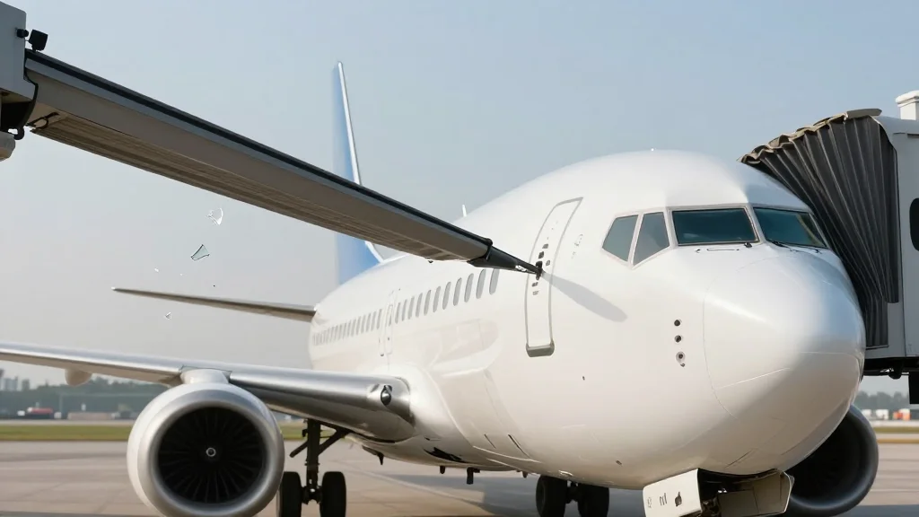 Airbridge Crashed Into Cockpit of Boeing 737 Sending Glass Flying Towards Pilots… On Two Seperate Occasions