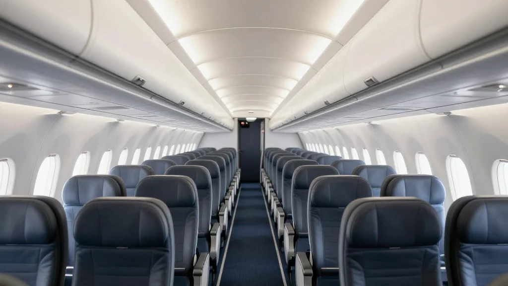 Overture Cabin Redefines Space: Taller Doors, No Middle Seats
