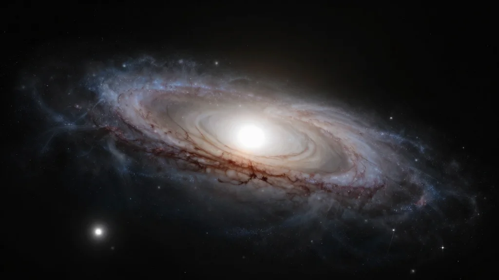 Sombrero Galaxy's Vast Halo Emerges in Rare Detail 30 Million Light-Years Away