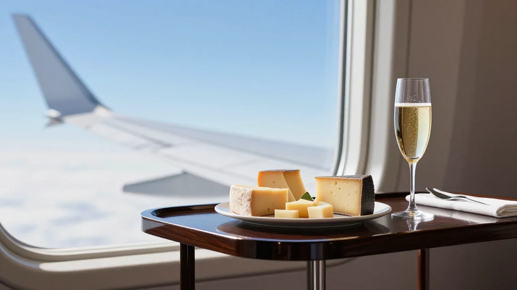 AA Lounges Now Offer Menu Ordering, Cheese Carts, Bollinger