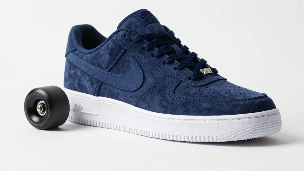 The Nike SB Air Force 1 Low Appears In Navy Suede
