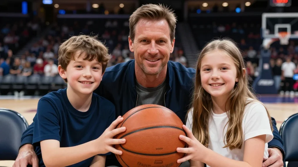 Jason Sudeikis Courtside with Kids at WNBA Game Highlights Modern Dad Outings