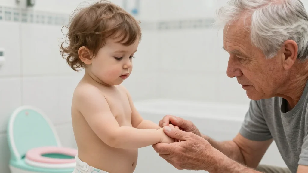 Consider Grandpa's Character when Potty Training Fails