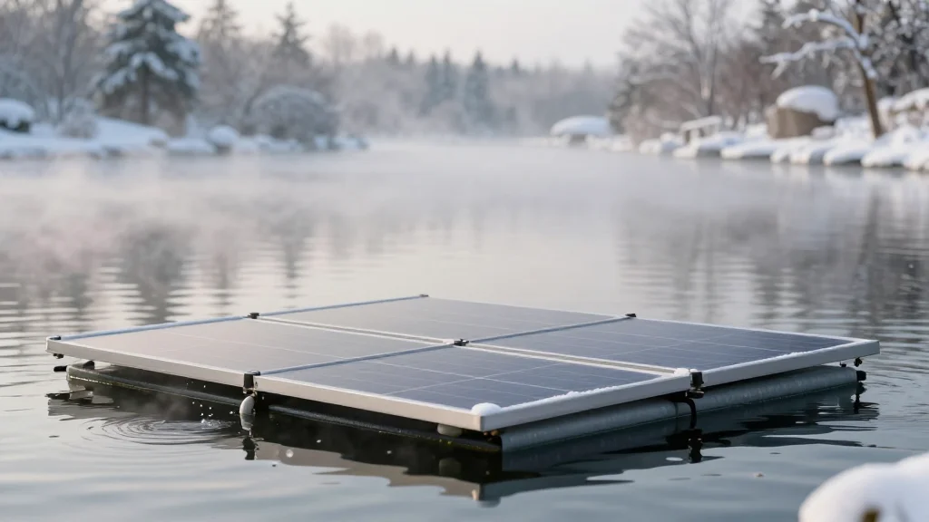 Foam-Based Floating PV System for Cold Climates