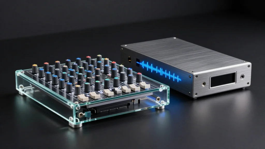 Logitek Features Glide Glass Console