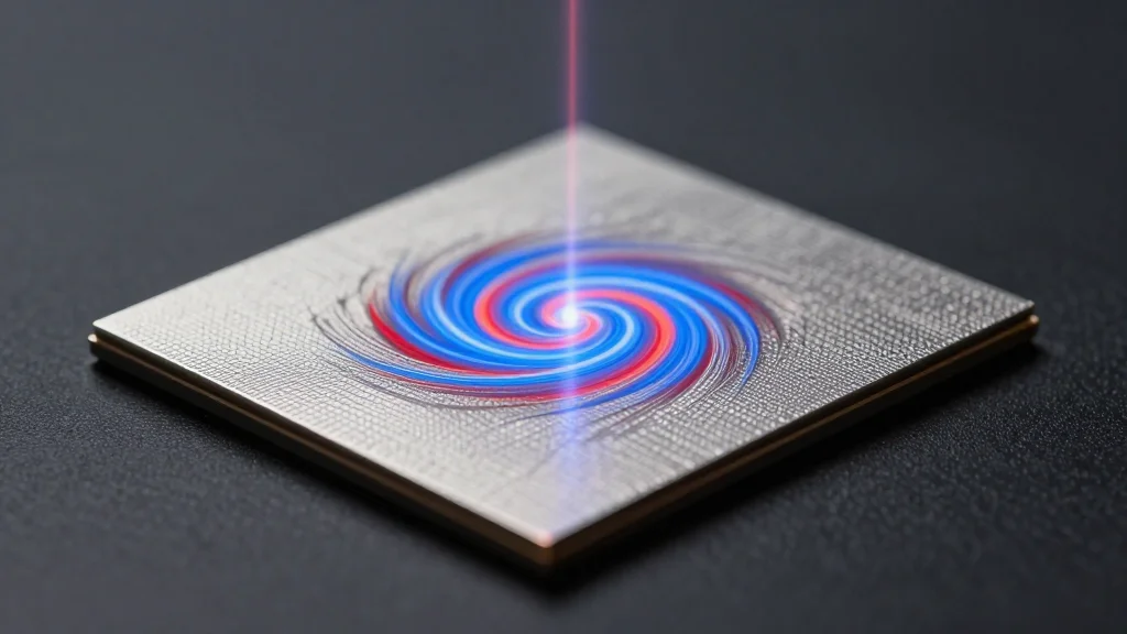 New Device Switches Terahertz Pulses Between Electric and Magnetic Skyrmions