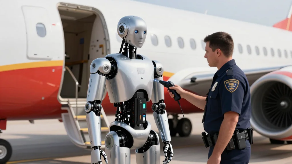 Humanoid Robot Bebop Delays Southwest Flight From Oakland to San Diego over Oversized Battery